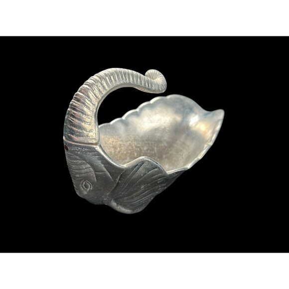 Elephant Gravy Serving Boat Dish Arthur Court 1989 Vintage 8"x6 x4" Rare - Picture 3 of 15